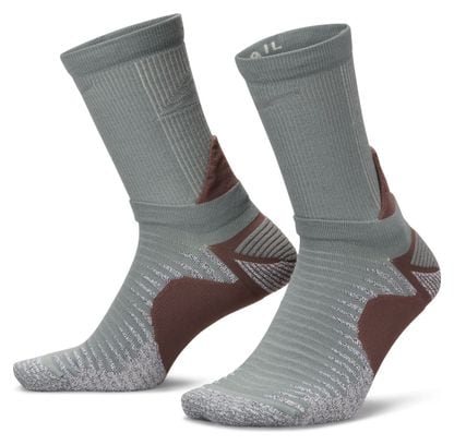 Nike Trail Running Crew Unisex Socks Grey