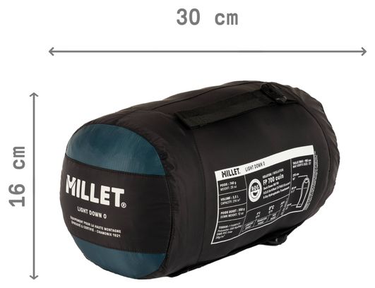 Sacco a pelo Millet Light Down 0° Blue