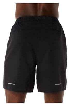 Pantalón Corto Asics Road 7in 2-in-1 Negro Hombre