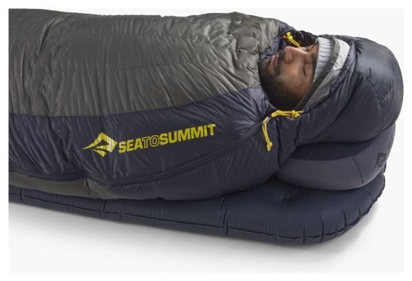 Sea To Summit Spark Pro -1C Slaapzak Grijs/Blauw