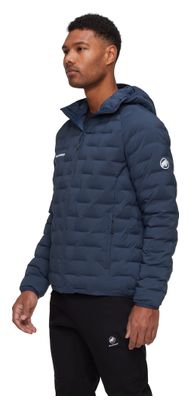 Chaqueta acolchada Mammut Sender con capucha, azul, para hombre