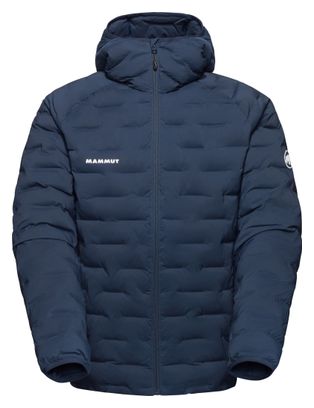 Chaqueta acolchada Mammut Sender con capucha, azul, para hombre