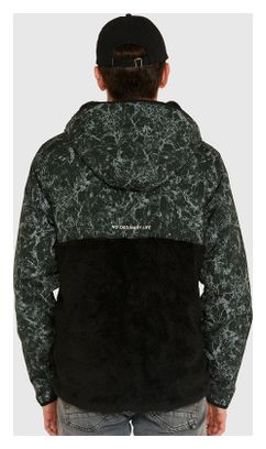 DHaRCO Sherpa Fleecejacke für Herren, grün/schwarz