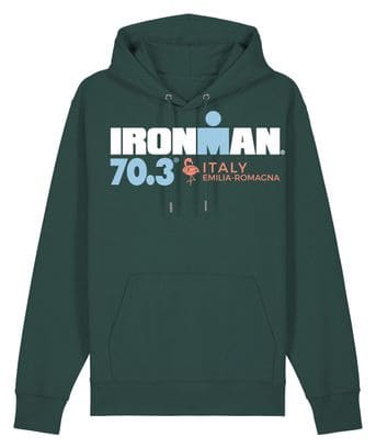 Felpa con cappuccio Ironman 70.3 Italy Emilia-Romagna Verde