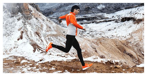 Giacca termica Nike ACG Lava Loft arancione/grigio da uomo