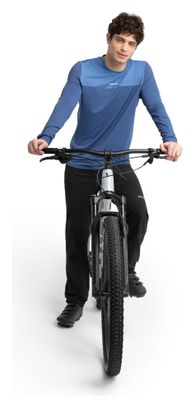 Maillot VTT manches longues homme Cyclisme MTB Endo Blue Bleu