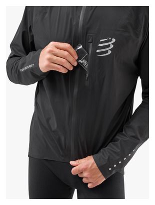 Compressport Thunderstorm Waterdichte Jas Zwart voor Mannen