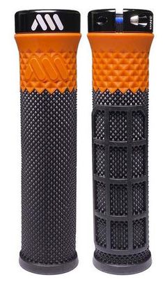 Paar All Mountain Style Cero Grips Zwart / Oranje
