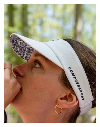 Compressport Ultralight-zonneklep, wit