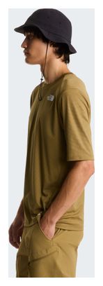 Camiseta técnica The North Face Shadow, color caqui, para hombre