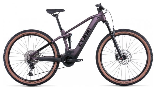 Cube Stereo Hybrid 120 Race 625 Electric Full Suspension MTB Shimano Deore/XT 12S 625 Wh 29'' Smokylilac Purple 2022