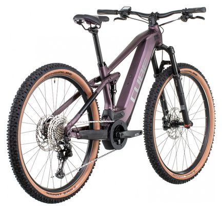 Cube Stereo Hybrid 120 Race 625 Electric Full Suspension MTB Shimano Deore/XT 12S 625 Wh 29'' Smokylilac Purple 2022