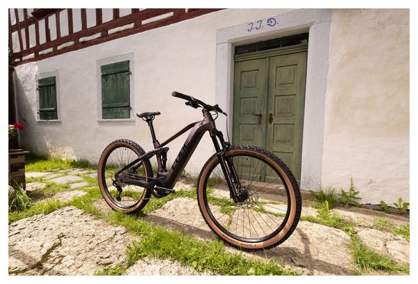 Cube Stereo Hybrid 120 Race 625 Electric Full Suspension MTB Shimano Deore/XT 12S 625 Wh 29'' Smokylilac Purple 2022