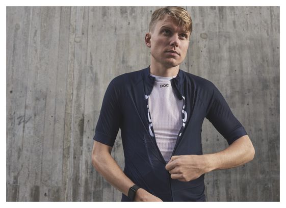 Maglia a manica corta POC Essential Road Logo Navy