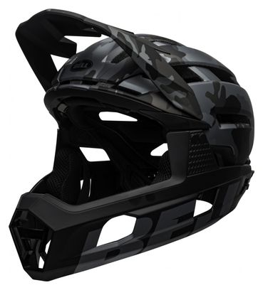 BELL Super Air R Mips Removable Chinstrap Helm Black Camo 2022