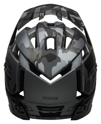 Casque avec Mentonnière Amovible BELL Super Air R Mips Noir Camo