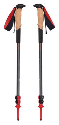 Black Diamond Pursuit Shock Hiking Poles Black/Red