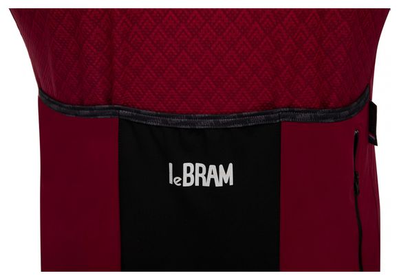LeBram Short Sleeve Jersey Portillon Bordeaux Slim Fit