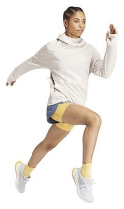 adidas Performance Own The Run Women's 2-in-1 Shorts Blue Orange