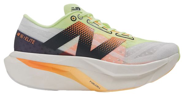 New Balance FuelCell Supercomp Elite v4 White Orange Women's Running Shoes