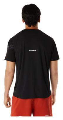 Maillot de manga corta Asics Run Icon Negro Hombre