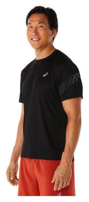 Maillot de manga corta Asics Run Icon Negro Hombre