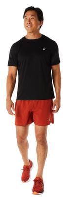 Asics Run Icon Kurzarmtrikot Schwarz Herren