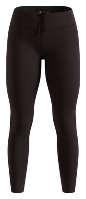 Collant Running Odlo Essential Warm Espresso Femme