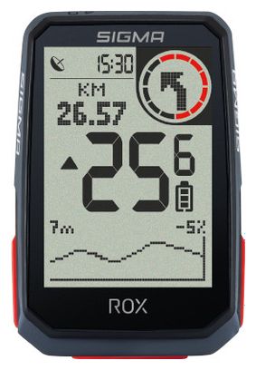 Compteur GPS Sigma ROX 4.0 Noir - Produit Reconditionné