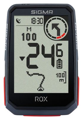 Sigma ROX 4.0 Fietscomputer GPS Zwart - Gereviseerd product