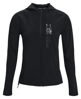 Chaqueta impermeable Under Armour OutRun the Storm negro mujer