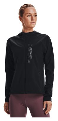 Chaqueta impermeable Under Armour OutRun the Storm negro mujer