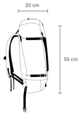 Bolsa de alpinismo Samaya Equipment Ultra35 blanca