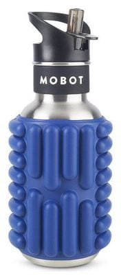 Bouteille de sport - Mobot - Fonction 2 en 1 rouleau de massage - Bleu