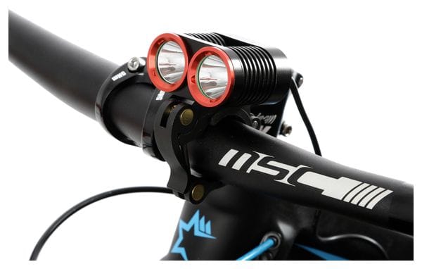 MSC BIKES Bicycle light 1500 Lumens Black Red