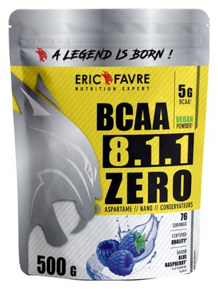Boisson Eric Favre Bcaa 8.1.1 Zero Vegan 500g Blue Raspberry