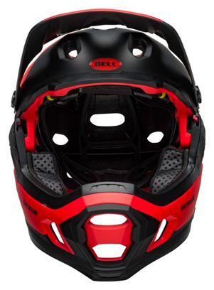 Bell Super DH Mips FastHouse Removable Chinstrap Helm Red Black 2022