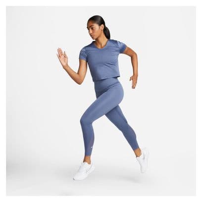 Maillot manches courtes Nike Dri-Fit Seasonal Femme Bleu