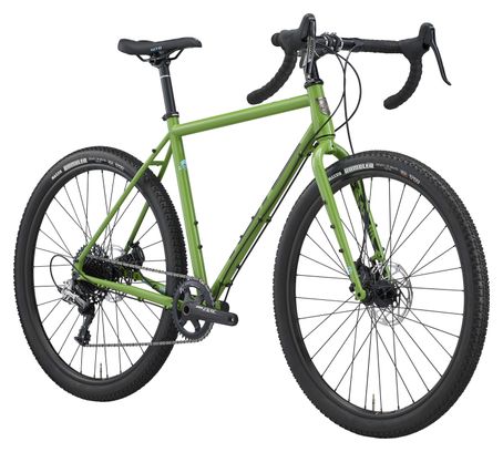 Gravel Bike Kona Rove DL Acier Sram Rival 1 11V 650mm Gloss Kiwi Vert 2023