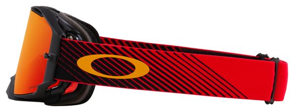 Oakley Airbrake MX Moto Red Flow Goggle / Prizm Mx Torch Iridium / Ref: OO7046-E6