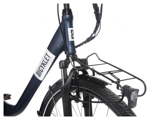 Produit Reconditionné - Vélo de Ville Électrique Mixte Bicyklet Claude Shimano Tourney 7V 500 Wh 700 mm Bleu Nuit Mat 2020