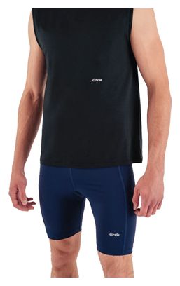 Circle Hit The Road Running Compression Short Navy Blue