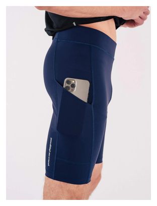 Circle Hit The Road Running Compression Short Navy Blue