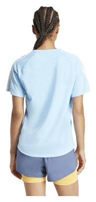 adidas Performance Own The Run Women's Short Sleeve Jersey Blue