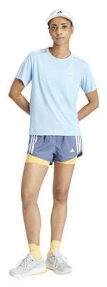 Camiseta de manga corta <strong>adidas Performance Own The</strong>Run Azul, Mujer