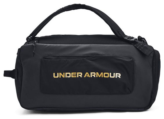 Under Armour Contain Duo Small Sports Bag Black Gold