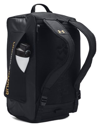 Bolsa de deporte pequeña Under Armour Contain Duo Negro Oro