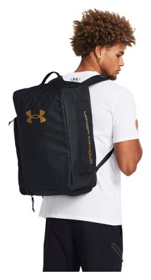 Under Armour Contain Duo Small Sports Bag Black Gold