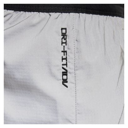 Heren Nike Dri-Fit Running Division Reflecterende Witte 2-in-1 Short