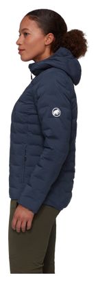 Chaqueta acolchada Mammut Sender IN con capucha, azul, para mujer